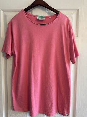 Men’s Scotch & Soda Soft Pink Short Sleeve Crewneck Tee